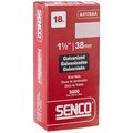 Senco 1-1/2 in. 18 Ga. Straight Strip Galvanized Brad Nails 5000 pk AX17EAA